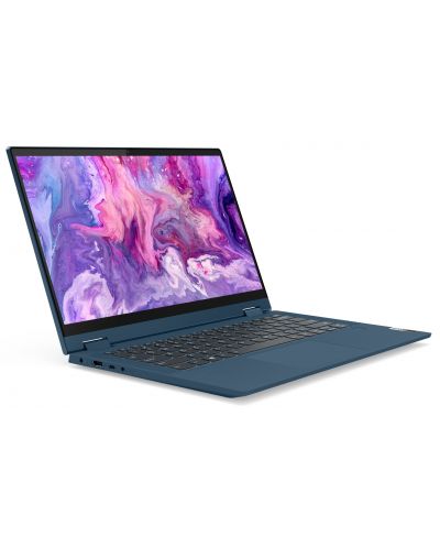 Лаптоп Lenovo - Flex 5, 14", FHD, IPS, Син - 4