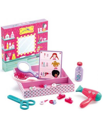 Игрален комплект Djeco - Фризьорски салон Betty &amp; Bella