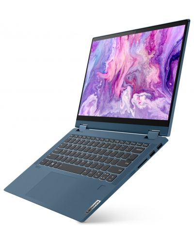 Лаптоп Lenovo - Flex 5 14", FHD, IPS, Син - 5