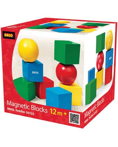 Комплект за игра Brio - Магнитни кубчета - 1