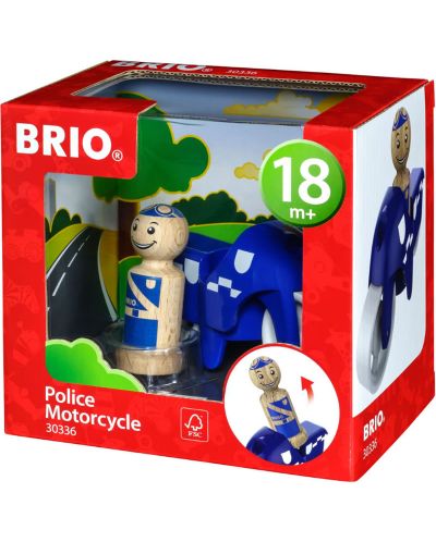 Играчка Brio - Полицейски мотор - 1