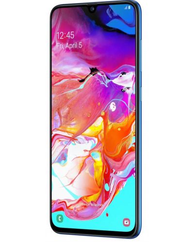 Смартфон Samsung Galaxy A70 - 6.7, 128GB, син - 4