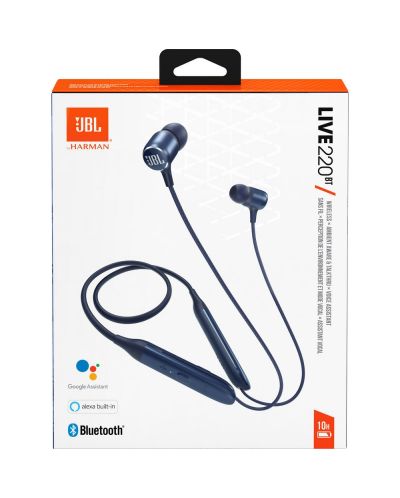 Безжични слушалки JBL - Live 220BT, сини - 7