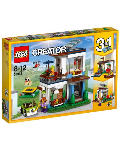 Конструктор LEGO Creator 3 в 1 - Модулен модерен дом (31068)