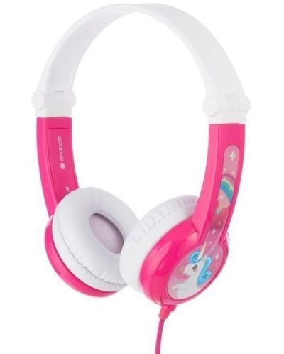 Детски слушалки BuddyPhones - Connect, розови - 2
