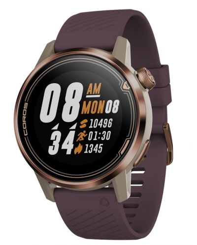 Смарт часовник Coros - Apex, 42 mm, лилав - 1