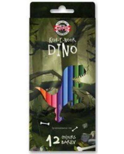 Цветни моливи Dino - 12 цвята - 1
