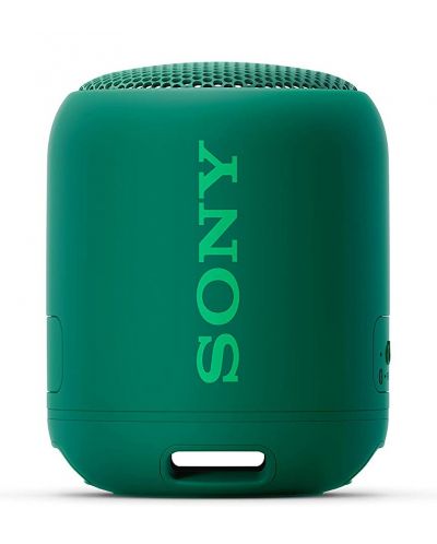 Портативна колонка Sony - SRS-XB12, зелена - 1