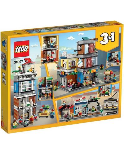 Конструктор LEGO Creator 3 в 1 - Магазин за домашни любимци и кафене (31097) - 3