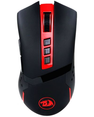 Гейминг мишка Redragon - Blade M692 оптична, безжична, черна - 1