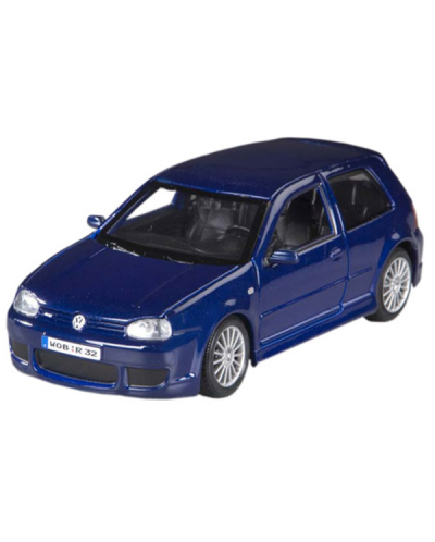 Метална кола Maisto Special Edition - VW Volkswagen Golf R32, Мащаб 1:24,Син