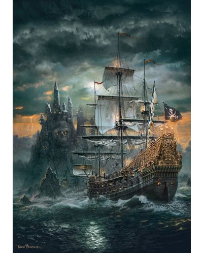 Пъзел Clementoni от 1500 части - Пиратският кораб - 2