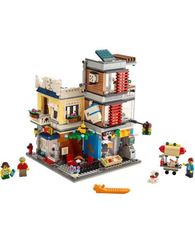 Конструктор LEGO Creator 3 в 1 - Магазин за домашни любимци и кафене (31097) - 2