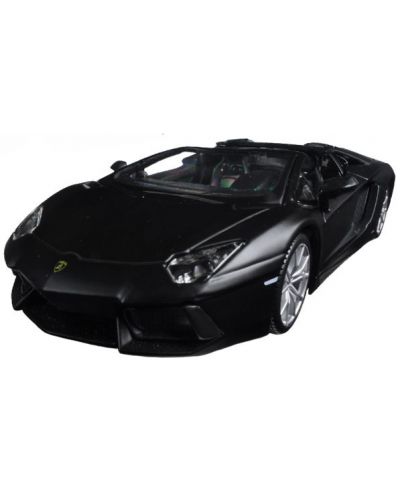 Метална кола Maisto Special Edition - Lamborghini Aventador LP 700-4 Roadster, Мащаб 1:24, черна - 1