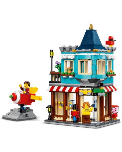 Конструктор 3 в 1 Lego Creator - Магазин за играчки в града (31105) - 4