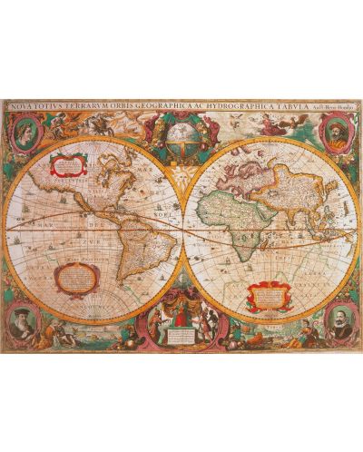 Пъзел Clementoni от 1000 части - Антична карта на света - 2