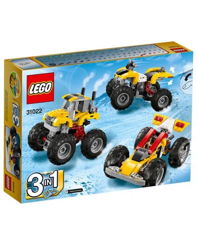 Lego Creator: АТВ,  бъги и монстър трък - 3 в 1 (31022) - 3