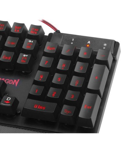 Гейминг клавиатура Redragon - Yaksa K505, RGB, черна - 5