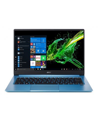 Лаптоп Acer - Swift 3, SF314-57G-54Y8, Windows 10 Home,14", FHD, син - 1
