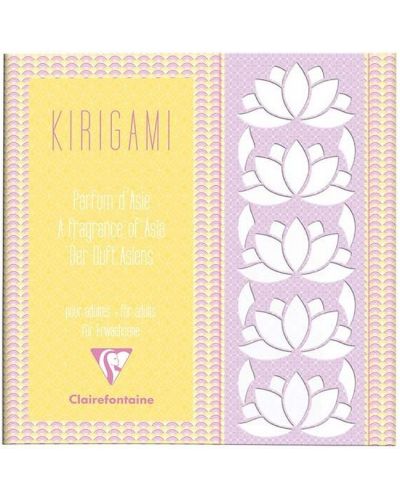 Творчески блок пад за киригами Clairefontaine - Parfum d'Asie