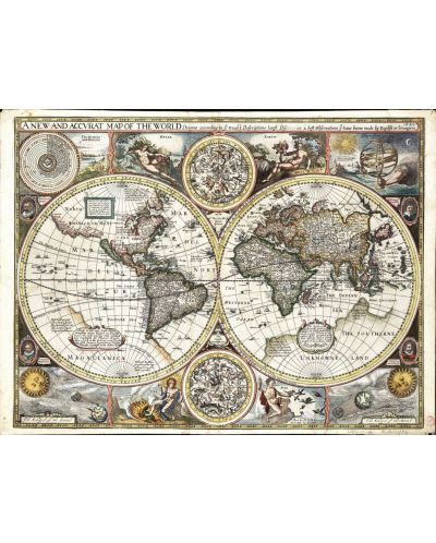 Пъзел Clementoni от 3000 части - Антична карта на света - 2