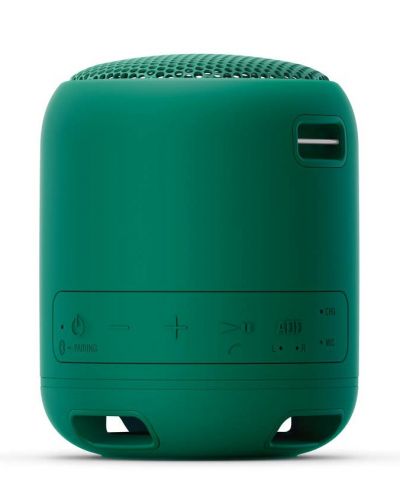 Портативна колонка Sony - SRS-XB12, зелена - 3