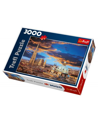 Пъзел Trefl от 3000 части - Нощ във Виена