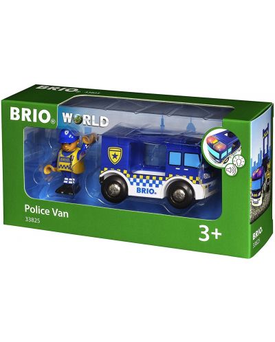 Играчка Brio World - Полицейски ван - 1
