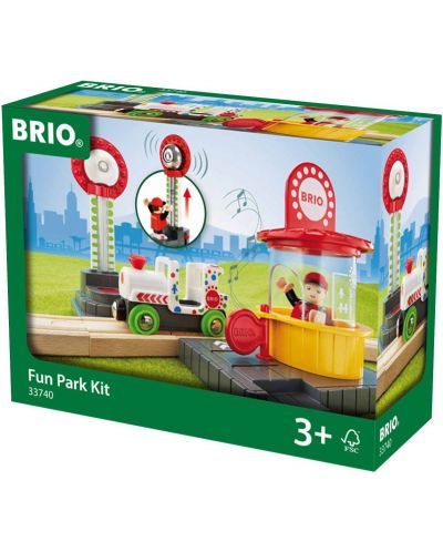 Комплект Brio - Увеселителен парк, 7 части - 1