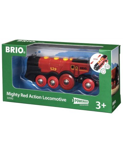 ЖП аксесоар Brio - Локомотив Mighty Red Action - 1