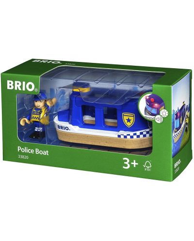 Играчка Brio - Полицейска лодка - 1