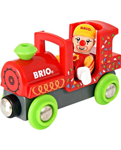 Играчка Brio - Влакче с клоун - 3