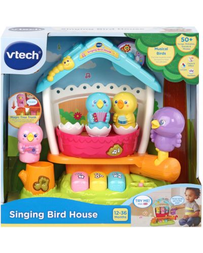 Музикална играчка Vtech - Къщичка за птици (на английски език) - 4