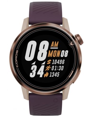 Смарт часовник Coros - Apex, 42 mm, лилав - 3