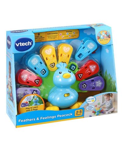 Интерактивна играчка Vtech - Паун (на английски език) - 5