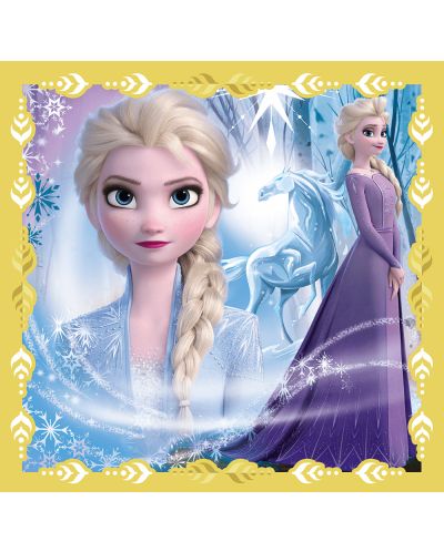 Пъзел Trefl 3 в 1 - Силата на Анна и Елза, Frozen 2 - 2