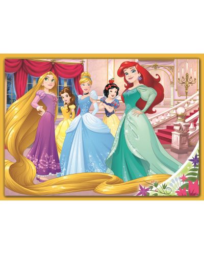 Пъзел Trefl 4 в 1 - Щастливият ден на принцесите на Дисни - 5