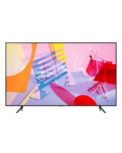 Смарт телевизор Samsung - 75Q60T, 75&quot;, QLED, 3100 PQI, Dual LED, черен