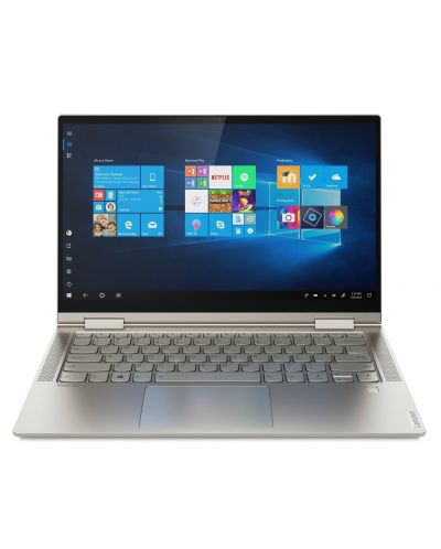 Лаптоп Lenovo Yoga C740 - 81TC002MBM, сив - 1