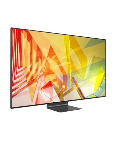 Смарт телевизор Samsung - 55Q90T, 55", QLED, 4200 PQI, сив - 2