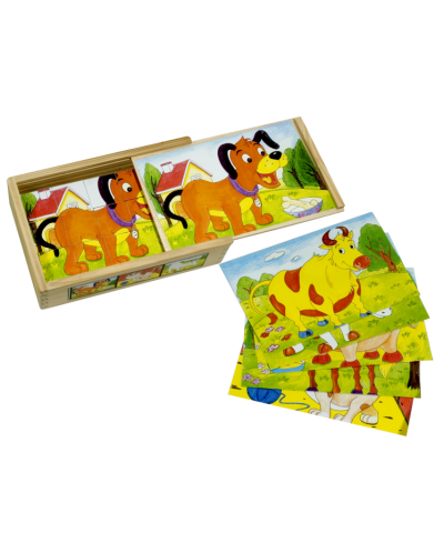 15 Кубчета в кутия Pino - Животни във фермата - 1