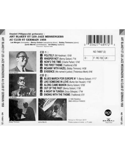 Art & The Jazz Messengers Blakey - Au Club St Germain 1958 (2 CD) - 2