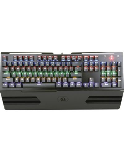 Механична клавиатура Redragon - Hara K560R, Blue, LED, черна