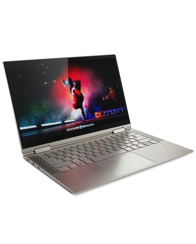 Лаптоп Lenovo Yoga C740 - 81TC002MBM, сив - 2