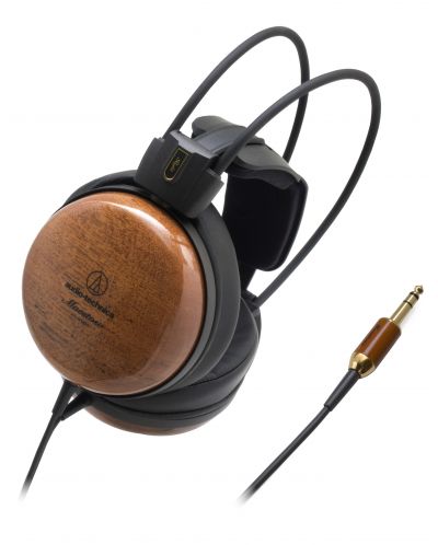 Слушалки Audio-Technica - ATH-W1000Z, Hi-Fi, кафяви - 1
