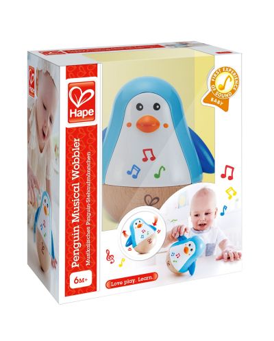 Музикална играчки Hape - Пингвин - 6