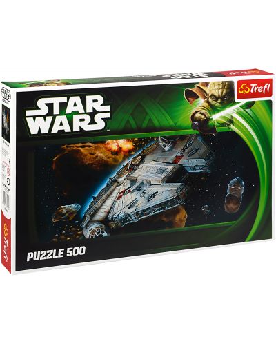 Пъзел Trefl от 500 части - Хилядолетен сокол, Star Wars