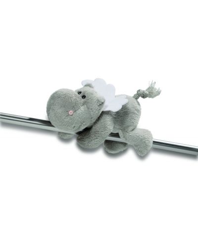 Плюшена играчка Nici – Сиво хипопотaмче, 12 cm - 1