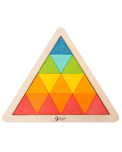 Дървена мозайка Classic World – Триъгълник - 1