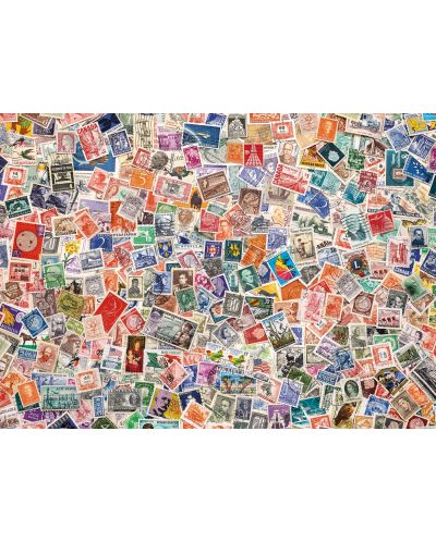Пъзел Clementoni от 1000 части - Колекция пощенски марки - 2